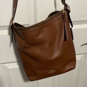Coach Val Duffel in Signature leather